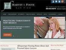 Tablet Screenshot of harveyfirm.com